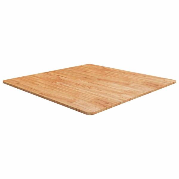 ARDEBO.de - Tischplatte Quadratisch Hellbraun 90x90x1,5cm Behandelte Eiche