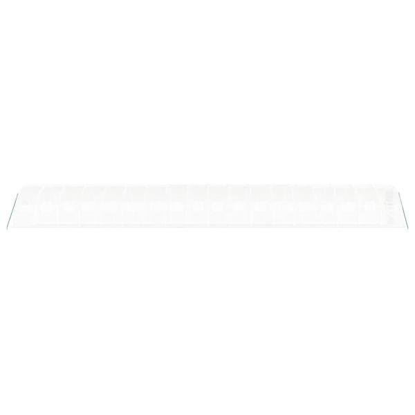 Gewächshaus mit Stahlrahmen Weiß 54 m² 18x3x2 m