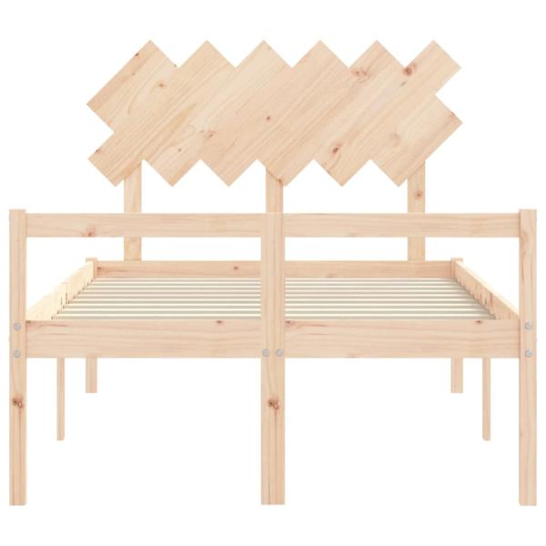 Seniorenbett ohne Matratze Doppelbett Massivholz