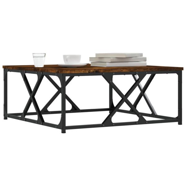 Couchtisch R?uchereiche 70x70x30 cm Holzwerkstoff