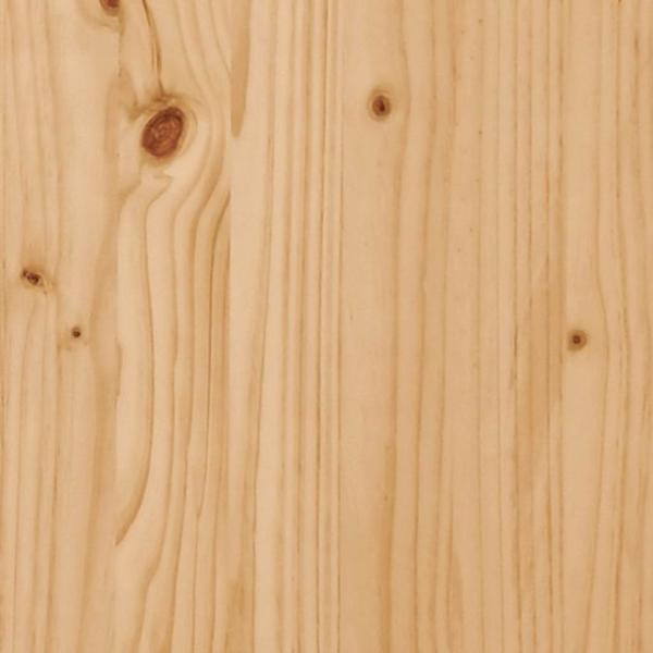 Couchtisch Grau 41x41x48,5 cm Holzwerkstoff & Massivholz Kiefer