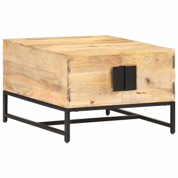 ARDEBO.de - Couchtisch 67x67x45 cm Mango Massivholz