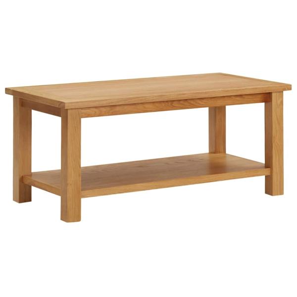 ARDEBO.de - Couchtisch 90 x 45 x 40 cm Eiche Massivholz