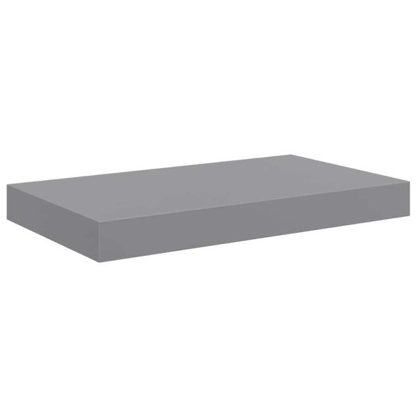 Schweberegal Grau 40x23,5x3,8 cm MDF