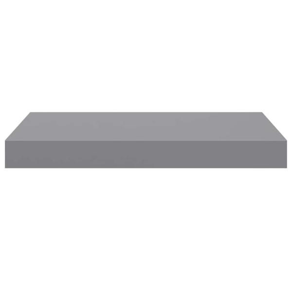 Schweberegal Grau 40x23,5x3,8 cm MDF