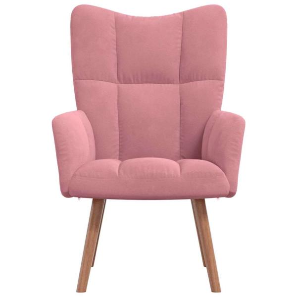 Relaxsessel Rosa Samt