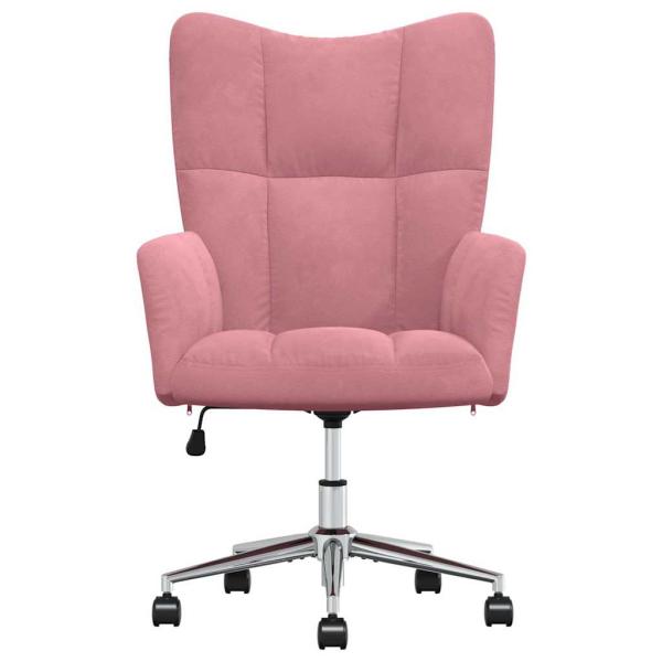 Relaxsessel Rosa Samt