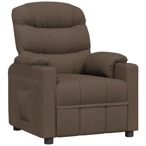 Relaxsessel Braun Stoff
