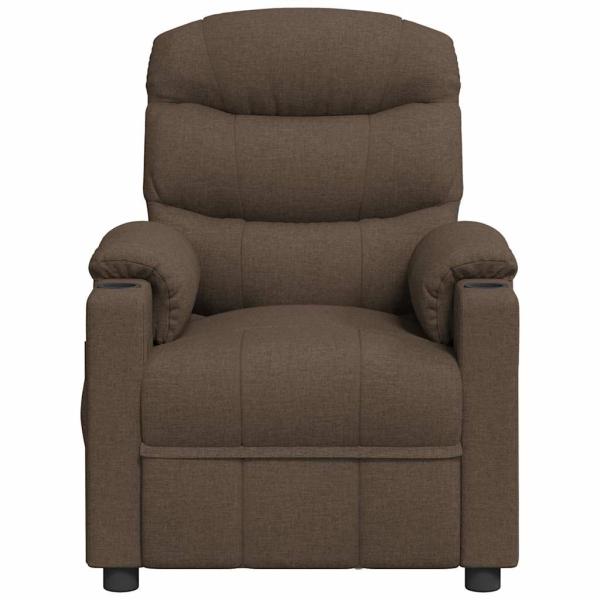 Relaxsessel Braun Stoff