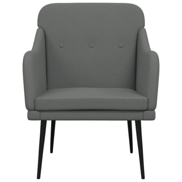 Sessel Dunkelgrau 63x76x80 cm Stoff