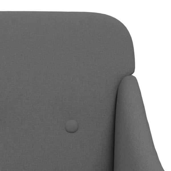 Sessel Dunkelgrau 63x76x80 cm Stoff