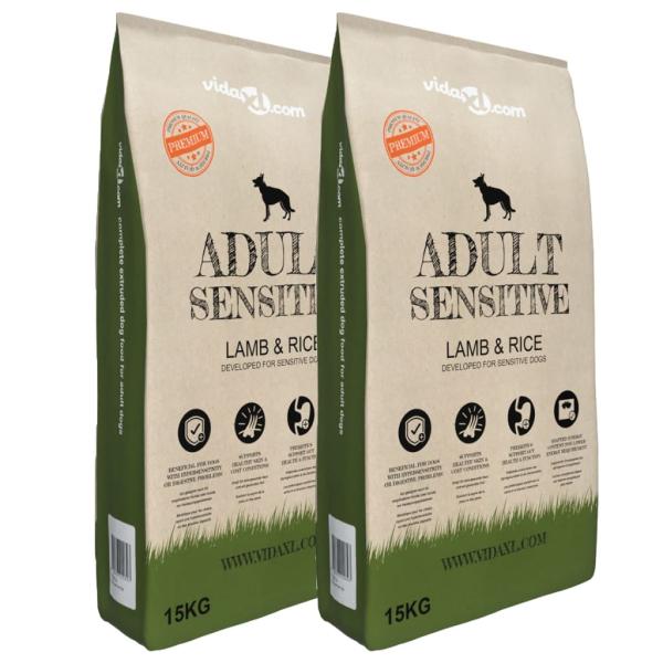 ARDEBO.de - Trockenfutter für Hunde Adult Sensitive Lamb & Rice (2 x 15 kg)