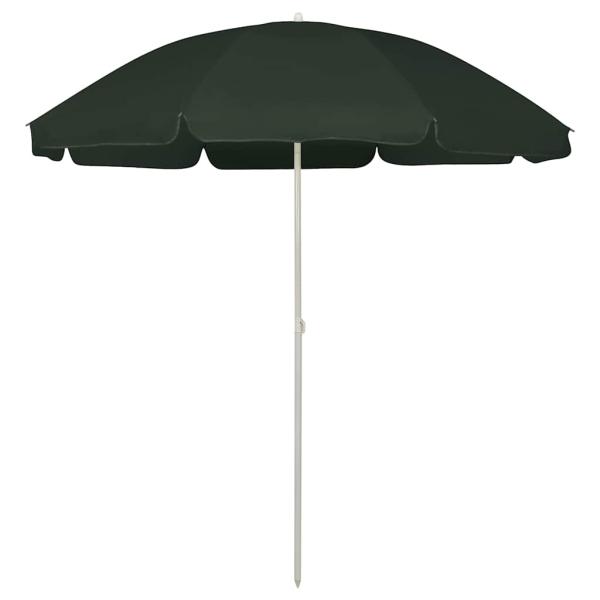 ARDEBO.de - Strandschirm Grün 240 cm