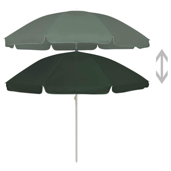Strandschirm Grün 240 cm