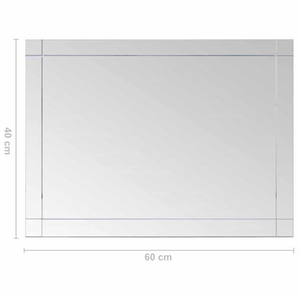 Wandspiegel 60x40 cm Glas