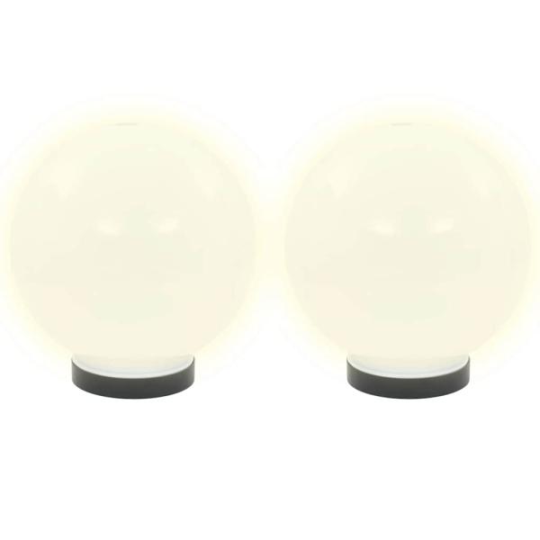 LED-Gartenleuchten 4 Stk. Kugelförmig 20 cm PMMA