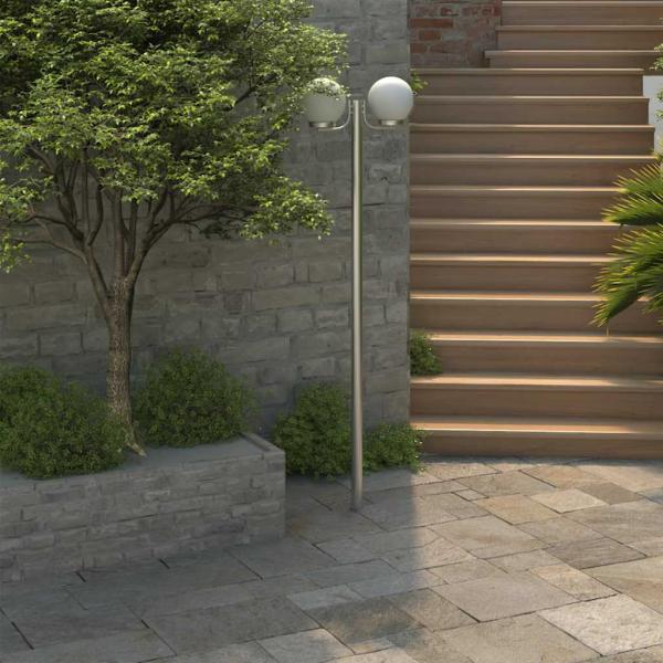 ARDEBO.de - Garten-Kandelaber 2-flammig 220 cm