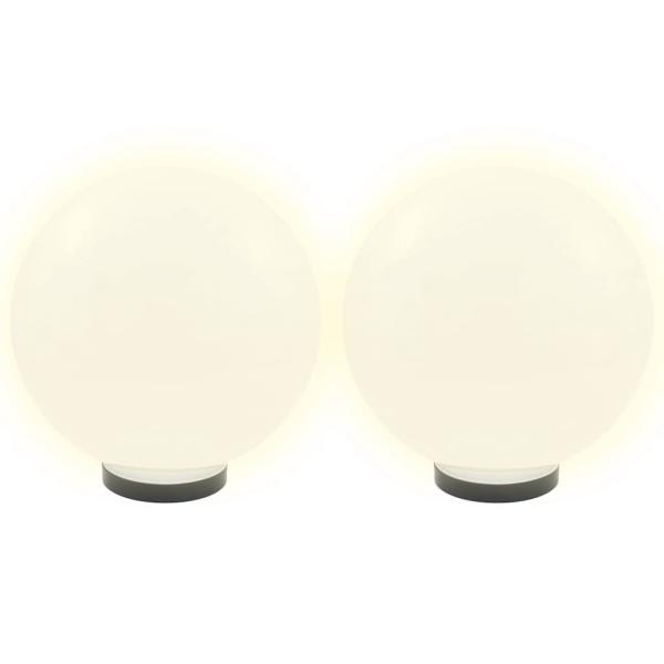 LED-Gartenleuchten 4 Stk. Kugelförmig 30 cm PMMA