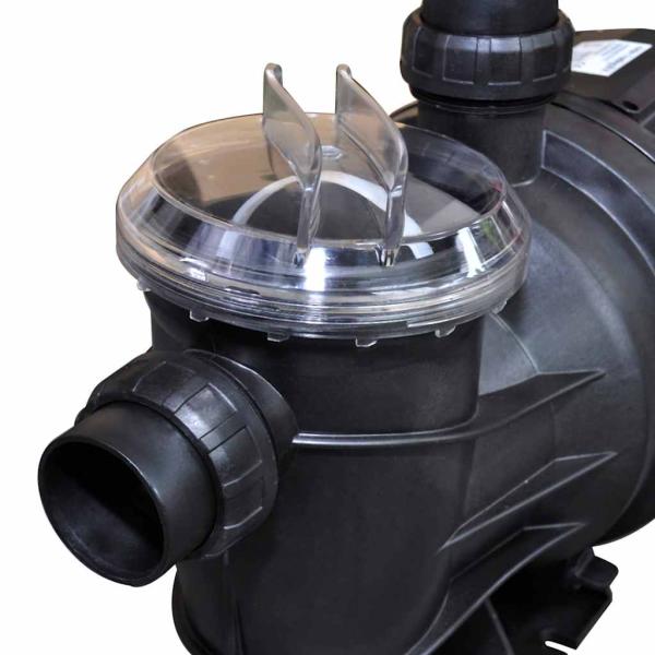 Schwimmbadpumpe Umwälzpumpe Poolpumpe Pumpe elektronik blau 1200W
