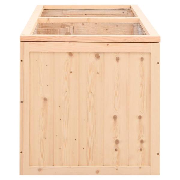 Hamsterkäfig 104 x 52 x 54 cm Massivholz Tanne