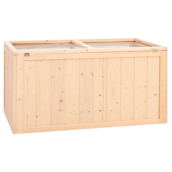 Hamsterkäfig 104 x 52 x 54 cm Massivholz Tanne