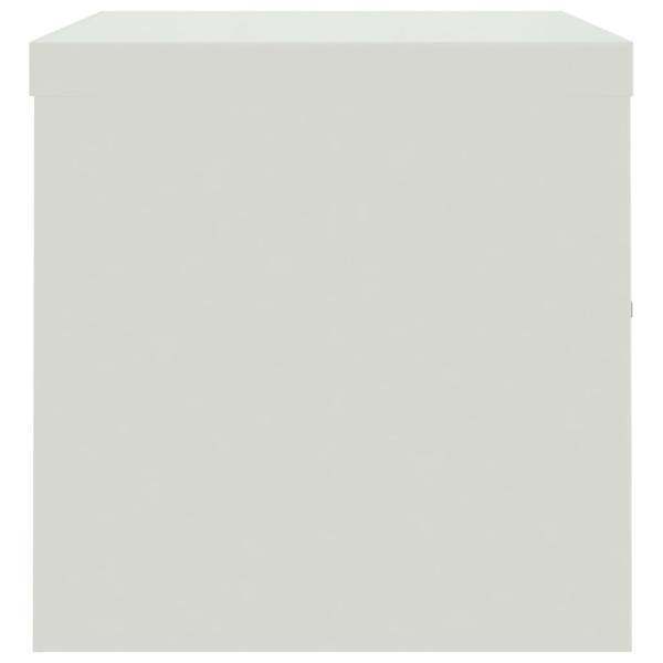 Aktenschrank Hellgrau 90x40x40 cm Stahl