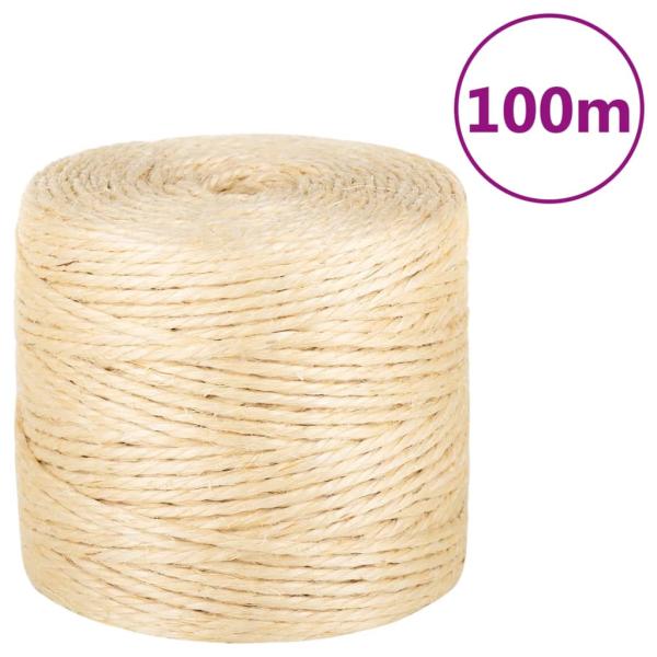 ARDEBO.de - Seil 100% Sisal 4 mm 100 m