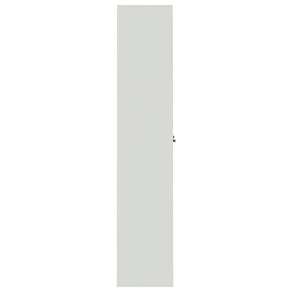 Aktenschrank Hellgrau 105x40x180 cm Stahl