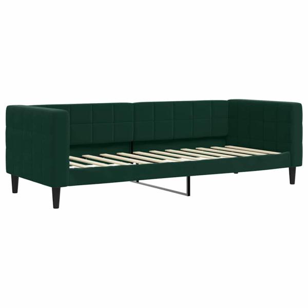 Tagesbett Dunkelgrün 80x200 cm Samt