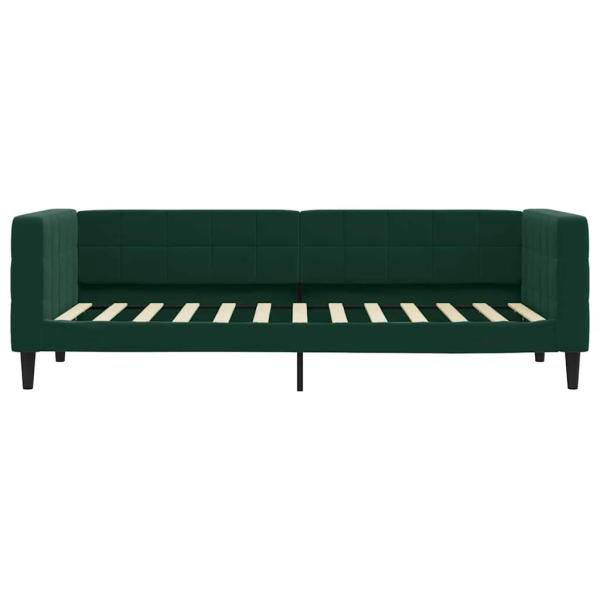 Tagesbett Dunkelgrün 80x200 cm Samt