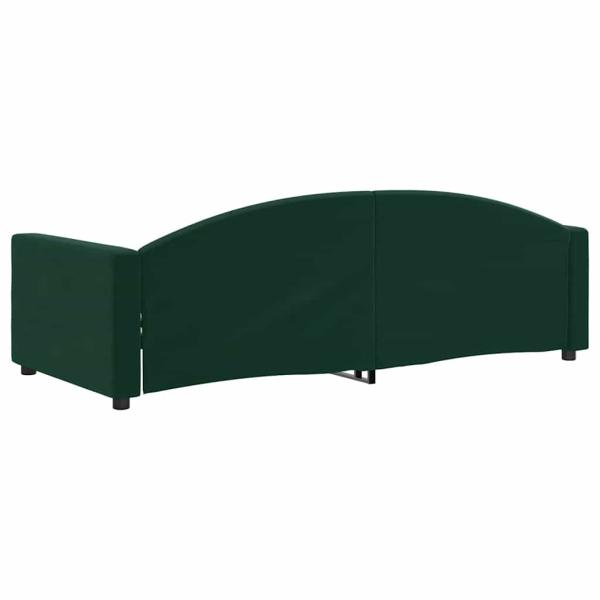 Tagesbett Dunkelgrün 90x200 cm Samt