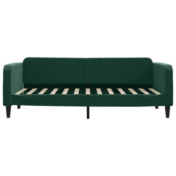 Tagesbett Dunkelgrün 90x200 cm Samt