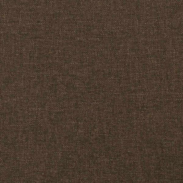 Kopfteil mit Ohren Dunkelbraun 163x23x118/128 cm Stoff