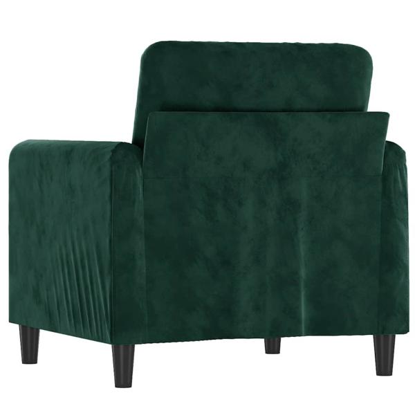 Sessel Dunkelgrün 60 cm Samt