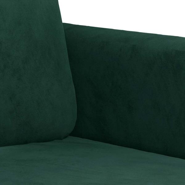 Sessel Dunkelgrün 60 cm Samt