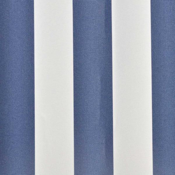 Ersatzstoff für Markise Blau und Weiß 400x300 cm Polyester