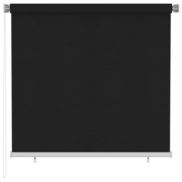 Außenrollo 165 (B)x140 (H) cm Schwarz