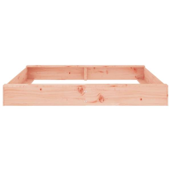 Sandkasten mit Sitzen Quadratisch Massivholz Douglasie