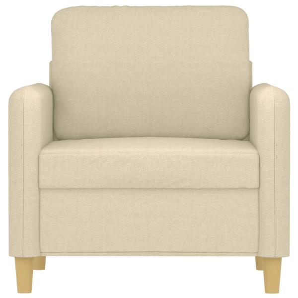 Sessel Creme 60 cm Stoff