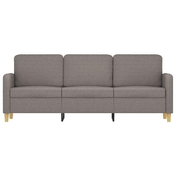 3-Sitzer-Sofa Taupe 180 cm Stoff