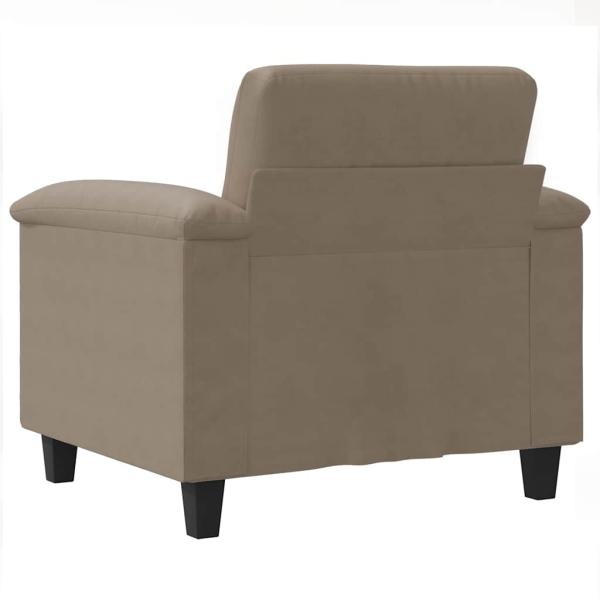 Sessel Taupe 60 cm Mikrofasergewebe