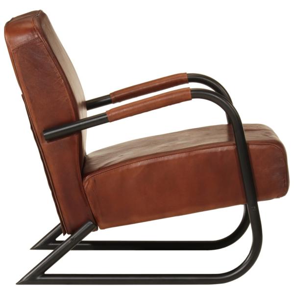 Sessel Braun Echtleder