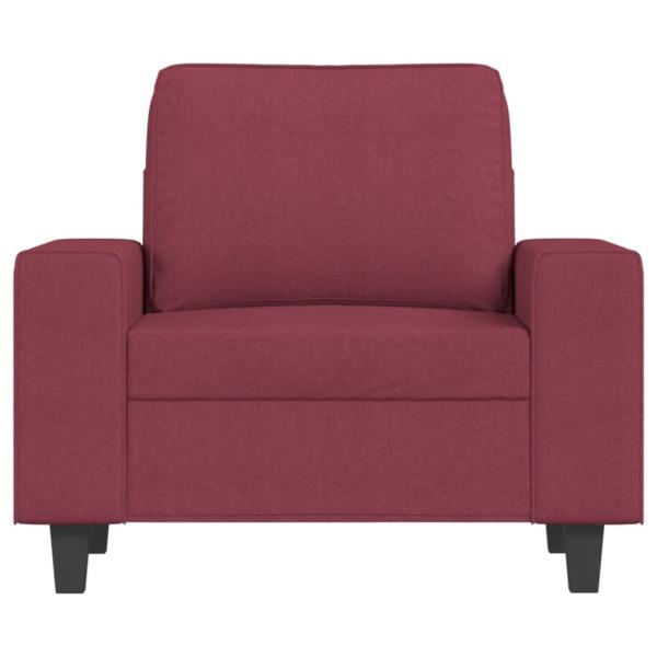 Sessel Weinrot 60 cm Stoff