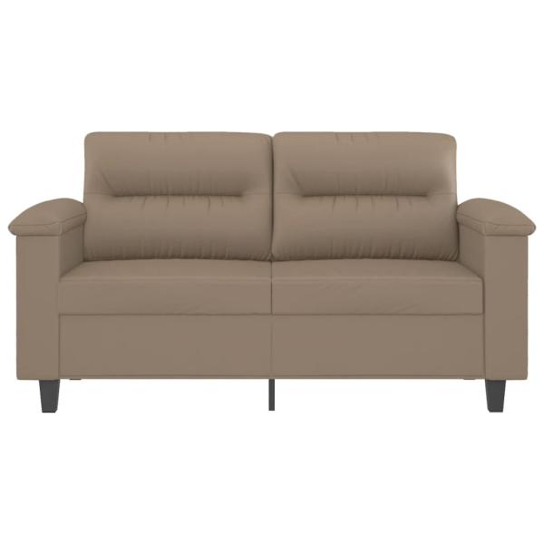 2-Sitzer-Sofa Cappuccino 120 cm Kunstleder