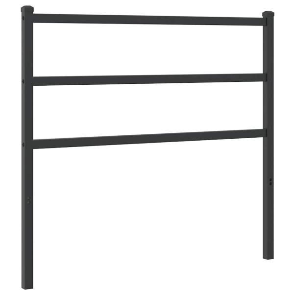 Ersatz-Kopfteil Metall Schwarz 107 cm