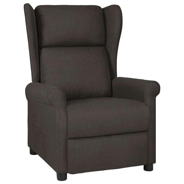 ARDEBO.de - Relaxsessel Taupe Stoff