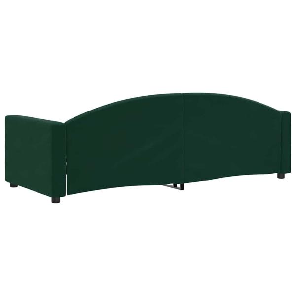 Tagesbett Dunkelgrün 80x200 cm Samt