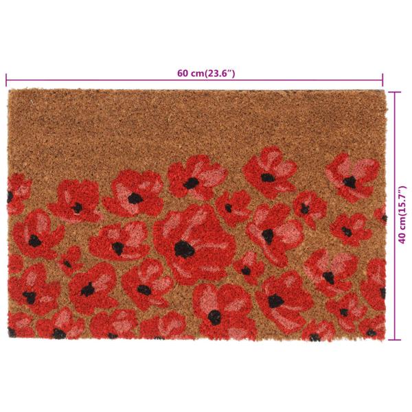 Fußmatte Natur 40x60 cm Kokosfaser Getuftet