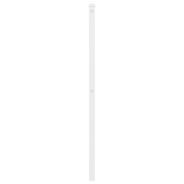 Ersatz-Kopfteil Metall Weiß 80 cm