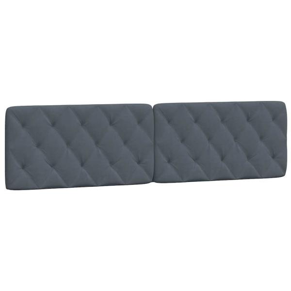 Bettgestell ohne Matratze Dunkelgrau 200x200 cm Samt